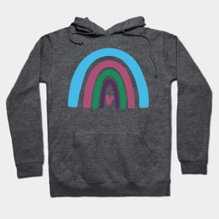 Colorful heart rainbow Hoodie